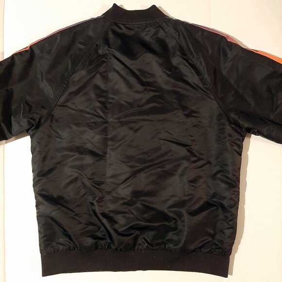Amazon AWS re:Invent Convention jacket Men's Large Full-Zip Black Satin Bomber - Picture 9 of 9